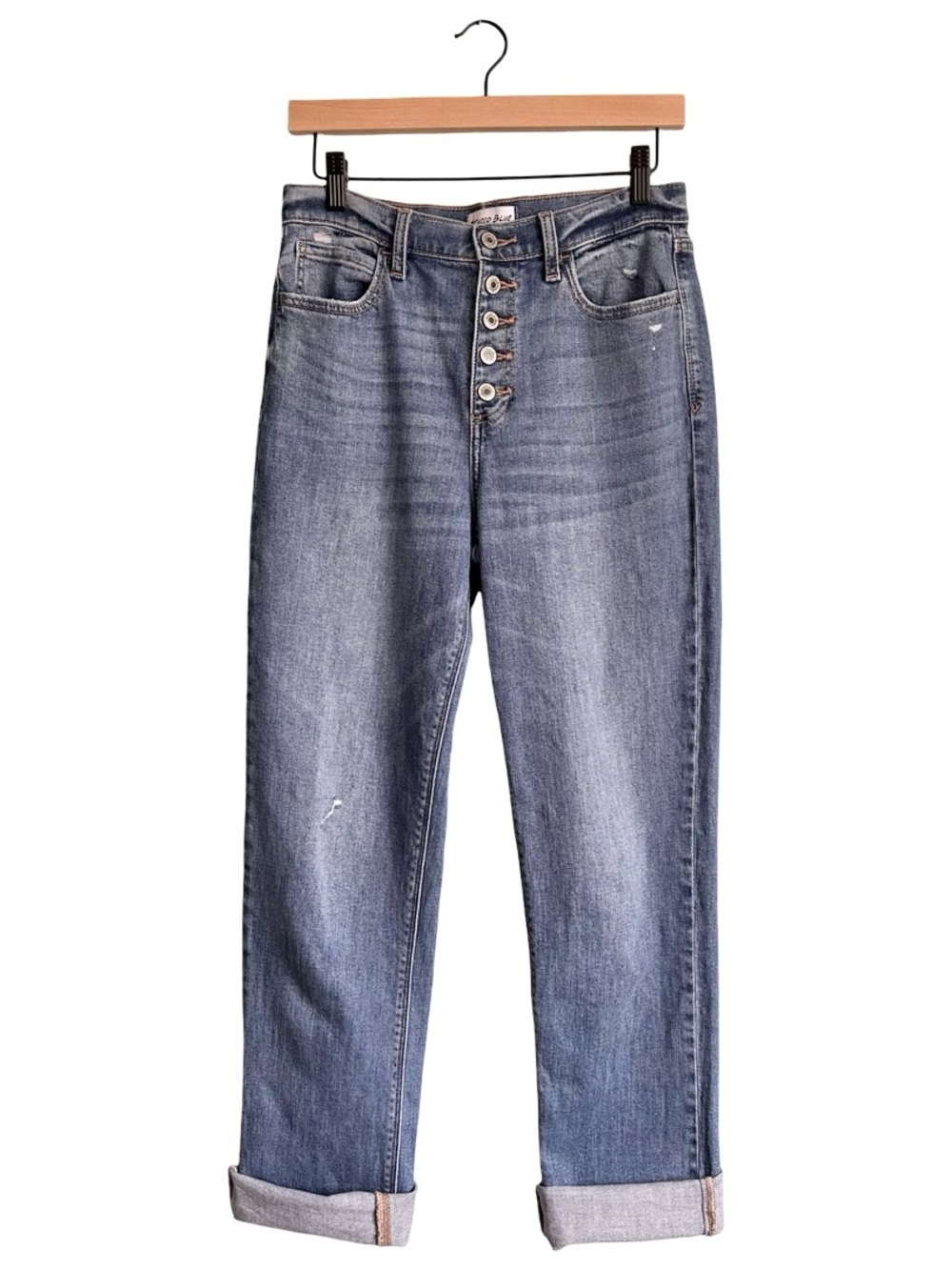 Studio Blue Stitch Fix High-Rise Distressed Boyfriend Jeans Women’s Size 27 EUC